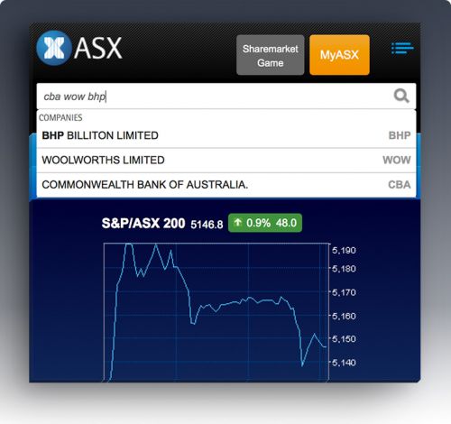 ASX screenshot